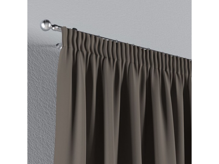 Zasłona zaciemniająca na taśmie 1 szt., szaro-brązowy, 1szt 140 × 260 cm, Blackout - zaciemniające Pomieszczenie Salon Zasłona prześwitująca 140x260 cm Poliester Pomieszczenie Pokój nastolatka