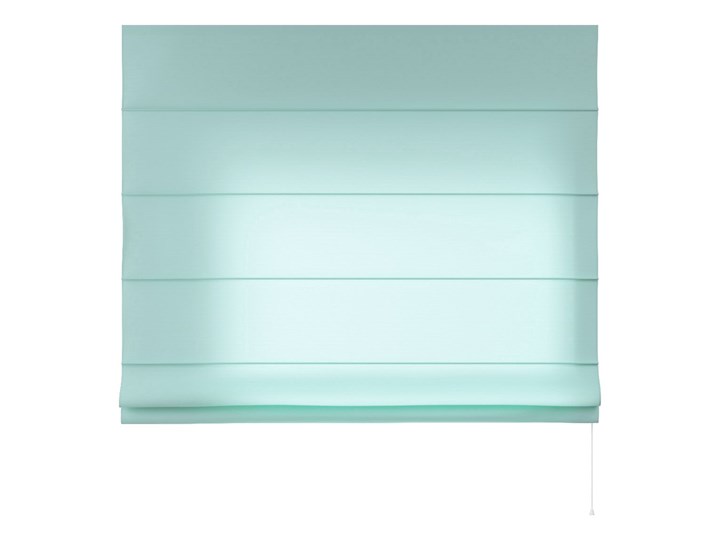 Roleta rzymska Capri, pastelowa mięta, szer.80 × dł.170 cm, Loneta Wzór Gładkie Pomieszczenie Jadalnia