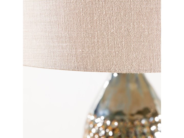 Lampa stołowa Royal Green wys. 67cm, 45 × 45 × 67 cm Lampa z kloszem Kolor Szary