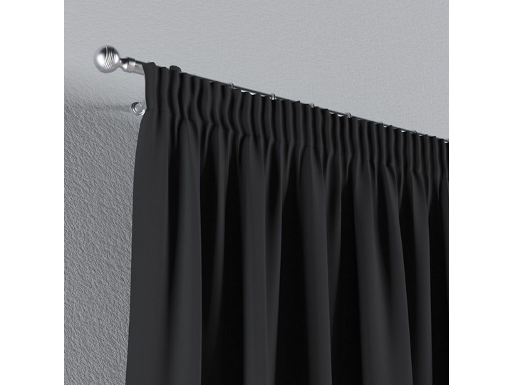 Zasłona zaciemniająca na taśmie 1 szt., czarny, 1szt 140 × 260 cm, Blackout - zaciemniające Poliester 140x260 cm Wzór Gładkie Zasłona prześwitująca Mocowanie