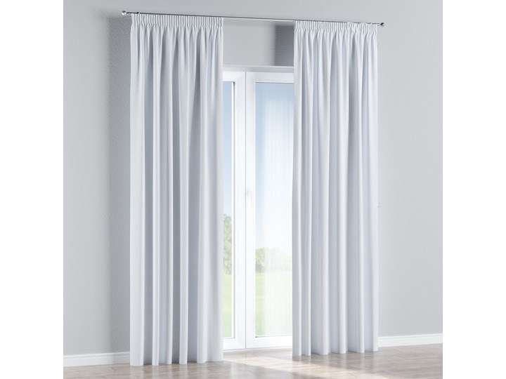 Zasłona zaciemniająca na taśmie 1 szt., szaro-biały, 1szt 140 × 260 cm, Blackout - zaciemniające Poliester Mocowanie Taśma Zasłona prześwitująca 140x260 cm Wzór Gładkie