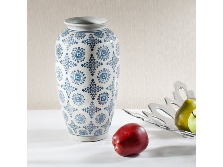 Wazon ceramiczny Kyoko 31cm, 31 cm Ceramika Kolor Biały