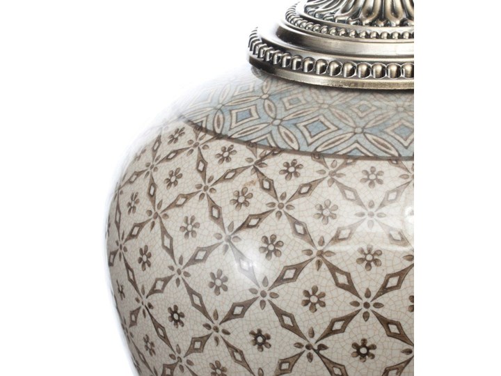 Waza ceramiczna Shiho z pokrywką 36cm, 36 cm Kategoria Wazony Metal Ceramika Kolor Szary