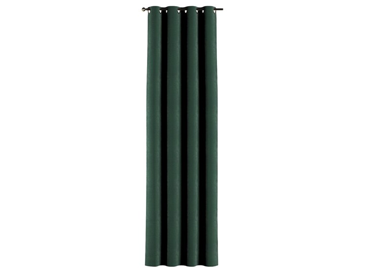 Zasłona na kółkach 1 szt., ciemny zielony, 1szt 130 × 260 cm, Velvet Poliester Zasłona prześwitująca 130x260 cm Kategoria Zasłony