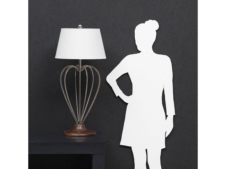 Lampa stołowa Diva, 41 x 90 cm Lampa z kloszem Styl Glamour