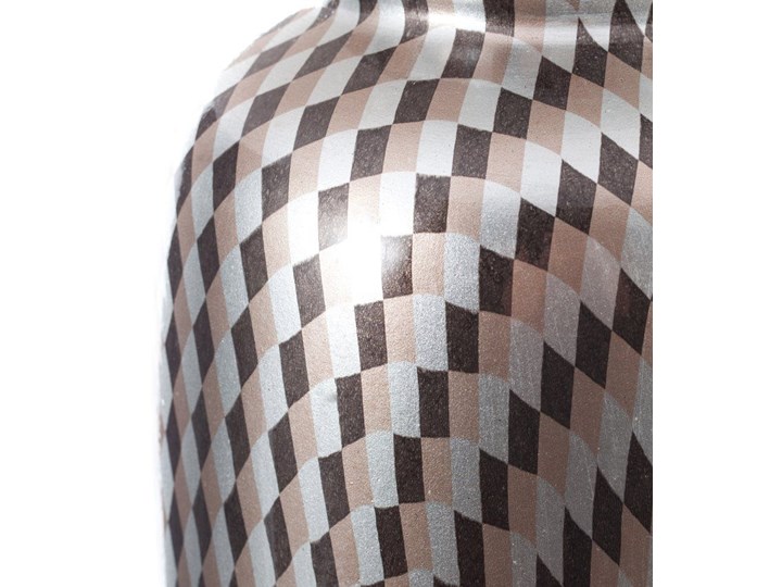Lampa stołowa Maiko ceramiczna 71cm, 71 cm Lampa z kloszem Kolor Srebrny Kategoria Lampy stołowe