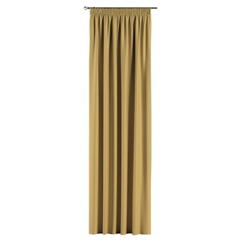 Zasłona zaciemniająca na taśmie 1 szt., musztardowy żółty o wyraźnej strukturze, 1szt 140 × 260 cm, Blackout - zaciemniające
