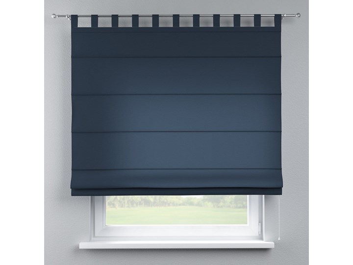 Roleta rzymska Verona, granatowy, szer.80 × dł.170 cm, Quadro Typ Roleta transparentna