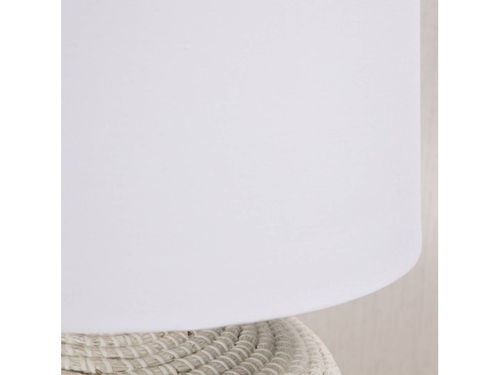 Lampa stołowa Coastal White wys. 66cm, 45 × 45 × 66 cm Lampa z kloszem Styl Skandynawski