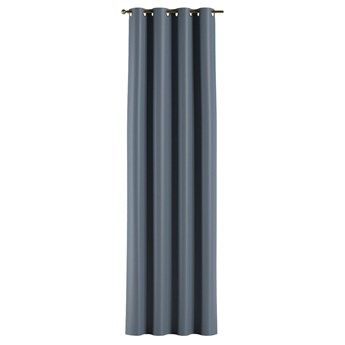 Zasłona zaciemniająca na kółkach 1 szt., ciemny niebieski o wyraźnej strukturze, 1szt 140 × 260 cm, Blackout - zaciemniające