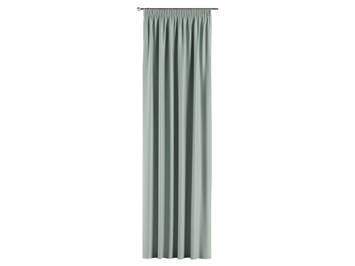 Zasłona zaciemniająca na taśmie 1 szt., pastelowa mięta o wyraźnej strukturze, 1szt 140 × 260 cm, Bl ...