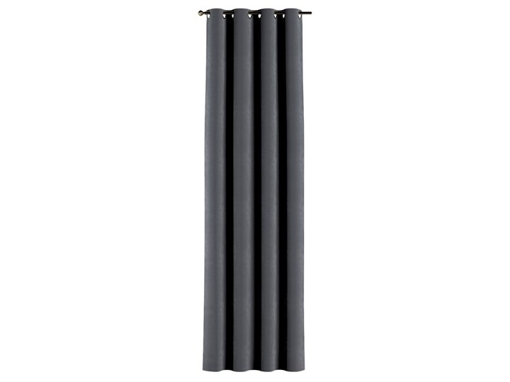 Zasłona na kółkach 1 szt., grafitowy szary, 1szt 130 × 260 cm, Velvet Poliester Zasłona prześwitująca 130x260 cm Pomieszczenie Sypialnia