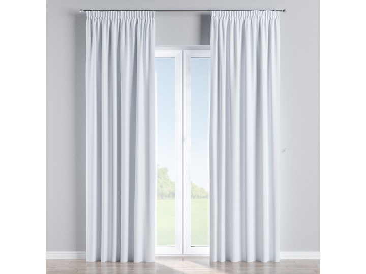 Zasłona zaciemniająca na taśmie 1 szt., szaro-biały, 1szt 140 × 260 cm, Blackout - zaciemniające Zasłona prześwitująca Poliester Pomieszczenie Jadalnia 140x260 cm Mocowanie Taśma