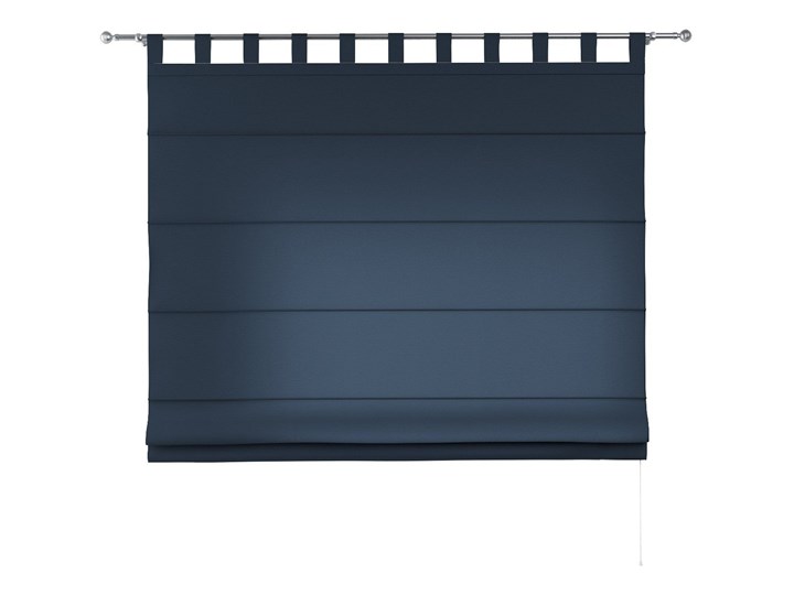 Roleta rzymska Verona, granatowy, szer.80 × dł.170 cm, Quadro Wzór Gładkie