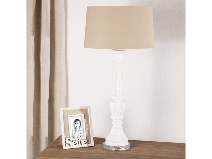 Lampa stołowa Safona wys. 91cm, 45 × 45 × 91 cm Lampa z kloszem Lampa z abażurem Kategoria Lampy stołowe