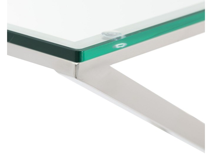 Konsola Marsil 120x40x80cm, 120 × 40 × 80 cm Głębokość 40 cm Stal nierdzewna Z samym blatem Szkło Szerokość 120 cm Pomieszczenie Sypialnia