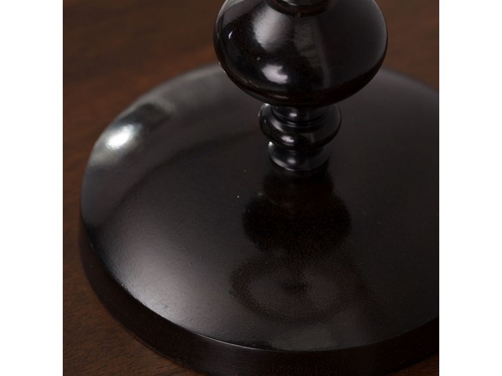 Lampa stołowa Chloe Black wys. 71,5m, 29,5 × 29,5 × 71,5 cm Lampa z abażurem Wysokość 72 cm Lampa z kloszem Styl Klasyczny