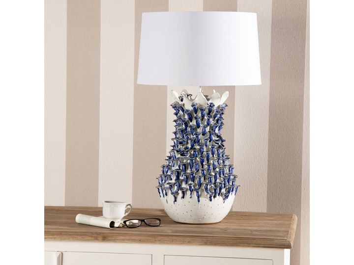 Lampa stołowa Fleur De Lys wys. 75cm, 50 × 50 × 75 cm Lampa z kloszem Kategoria Lampy stołowe Styl Nowoczesny