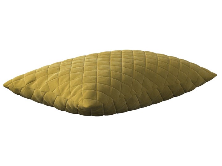 Poszewka Kinga pikowana 60 x 40 cm, oliwkowy zielony, 60 × 40 cm, Velvet Poliester Poszewka dekoracyjna 40x60 cm Prostokątne Kolor Żółty