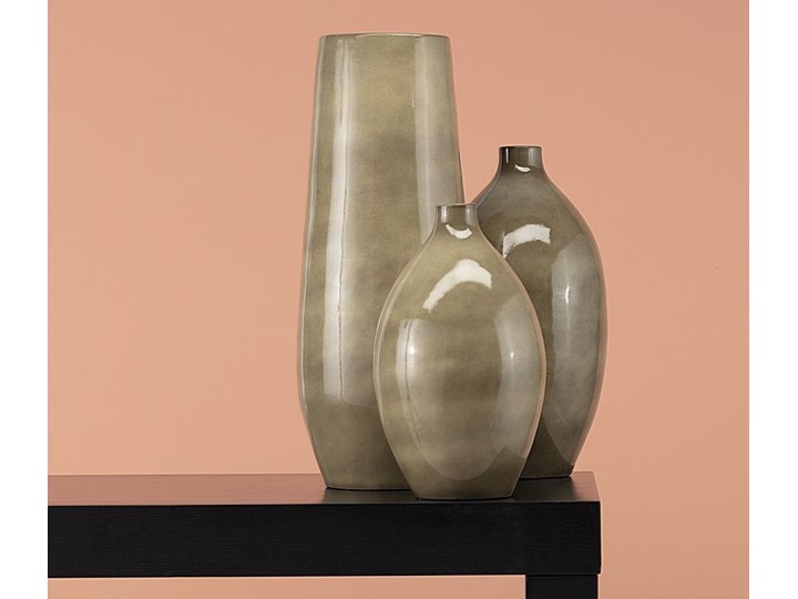 Wazon Americano 47cm, 25 x 47 cm Kategoria Wazony Ceramika Kolor Beżowy