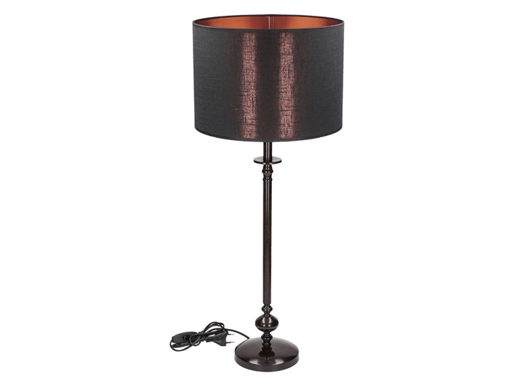 Lampa stołowa Chloe Black wys. 71,5m, 29,5 × 29,5 × 71,5 cm Lampa z kloszem Wysokość 72 cm Lampa z abażurem Kolor Czarny Kategoria Lampy stołowe