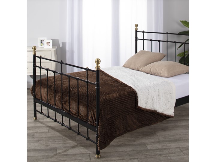 Narzuta Andora Brown 230x200cm, 230 x 200 cm Kolor Brązowy Pled Poliester Wełna 200x230 cm Pomieszczenie Sypialnia