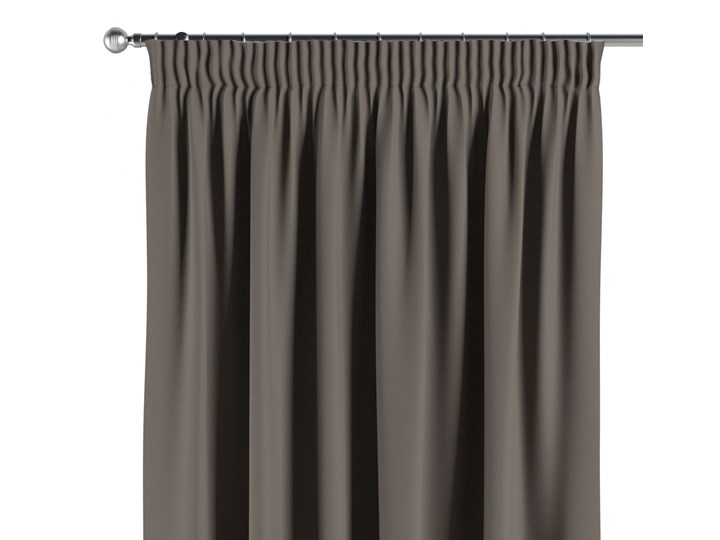 Zasłona zaciemniająca na taśmie 1 szt., szaro-brązowy, 1szt 140 × 260 cm, Blackout - zaciemniające 140x260 cm Zasłona prześwitująca Poliester Mocowanie Taśma