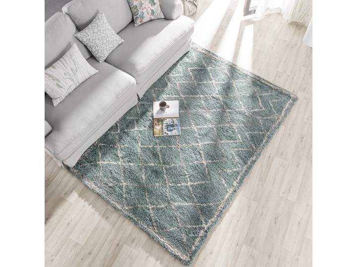 Dywan Royal Teal Blue 160x230cm, 160 × 230 cm Kolor Dywany Prostokątny 160x230 cm Syntetyk Kolor Miętowy