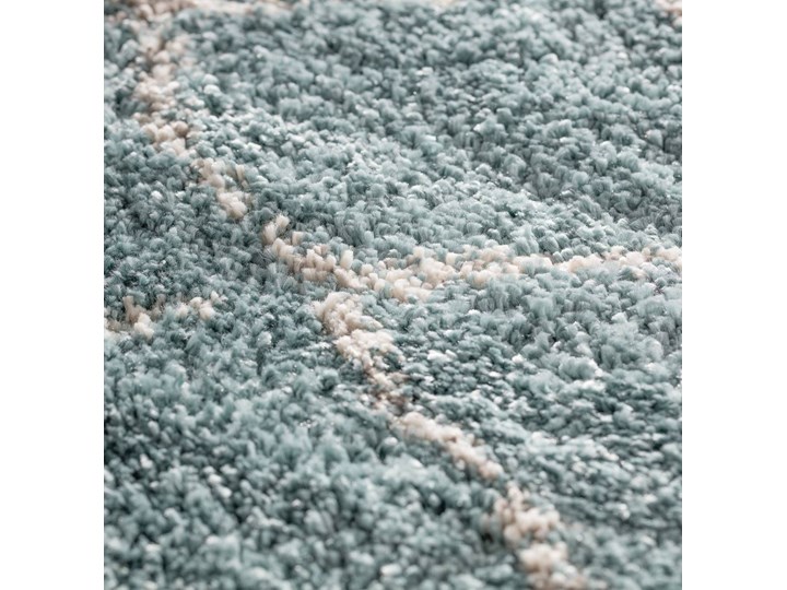Dywan Royal Teal Blue 160x230cm, 160 × 230 cm Dywany Kategoria Dywany Prostokątny 160x230 cm Syntetyk Wzór Geometryczny