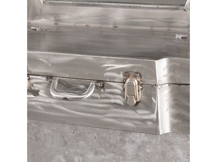 Lustro Steel wys. 84cm, 56 × 21 × 84 cm Prostokątne Stojące Lustro z półką Pomieszczenie Sypialnia