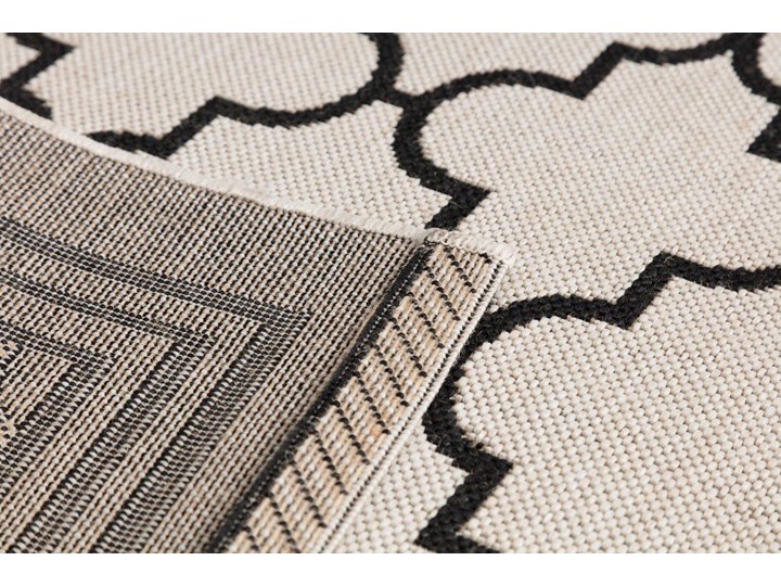 Dywan Cottage wool/ black 160x230cm, 160 × 230 cm Prostokątny Dywany 160x230 cm Wzór Marokański Juta Syntetyk Pomieszczenie Salon