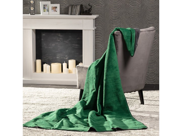 Koc Cotton Cloud 150x200cm Forest, 150×200cm 150x200 cm Akryl Bawełna Wzór Jednolity Kategoria Koce i pledy