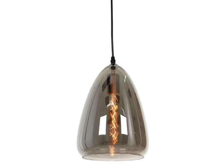 NOWOCZESNA LAMPA WISZĄCA LOFT DYMIONA BRAGA Kategoria Lampy wiszące Lampa z abażurem Lampa z kloszem Metal Szkło Mosiądz Styl Industrialny