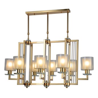 NOWOCZESNA LAMPA WISZĄCA ZŁOTA MANHATTAN PRO