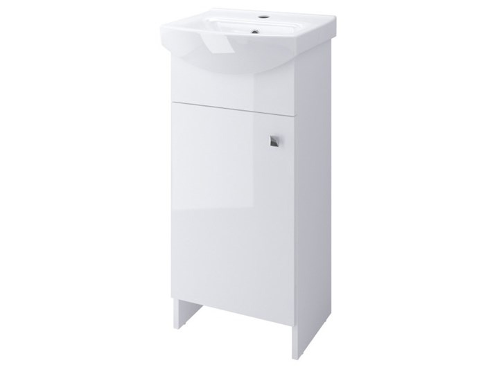 Szafka z umywalką Cersanit Sati 40 cm biała Kategoria Szafki stojące Wysokość 85 cm Szerokość 42 cm Głębokość 33 cm Stojące Płyta MDF Płyta stolarska Szerokość 27 cm Kolor Biały