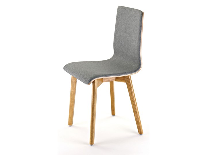 LUKA SOFT W krzesło dębowe, tkanina Lt.grey Wysokość 87 cm Płyta MDF Styl Nowoczesny Drewno Głębokość 41 cm Głębokość 40 cm Tapicerowane Szerokość 40 cm Kategoria Krzesła kuchenne