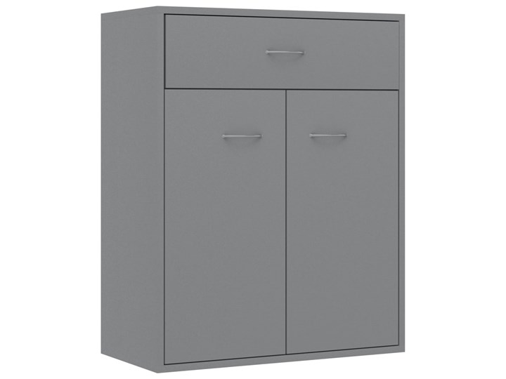 vidaXL Szafka, szara, 60 x 30 x 75 cm, płyta wiórowa Na zdjęcia Płyta MDF Kolor Szary Kolor Szary