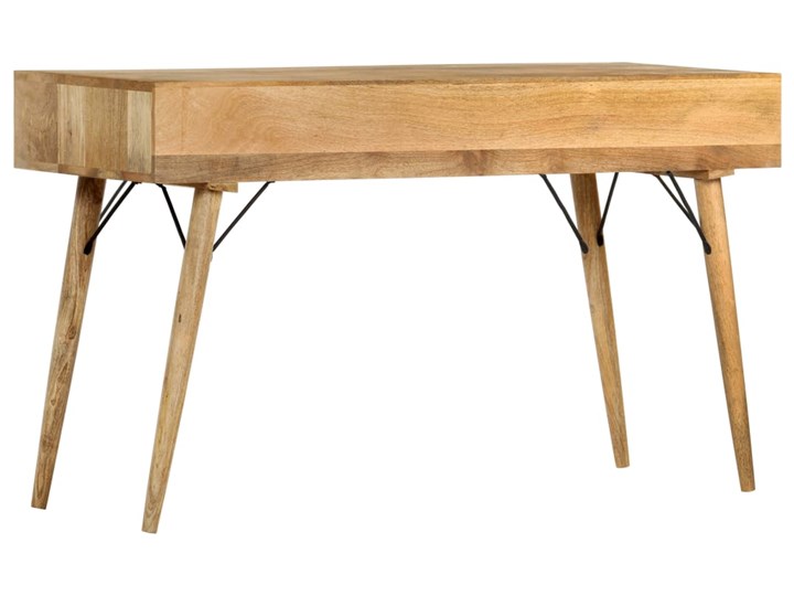 vidaXL Biurko z szufladami, 130 x 50 x 80 cm, lite drewno mango Kategoria Biurka