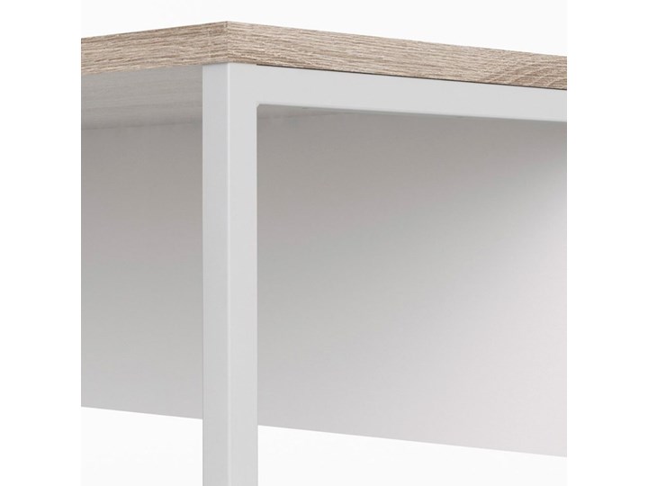 Biurko narożne Function 118 biały/dąb truflowy Płyta MDF Głębokość 81 cm Szerokość 145 cm Styl Nowoczesny