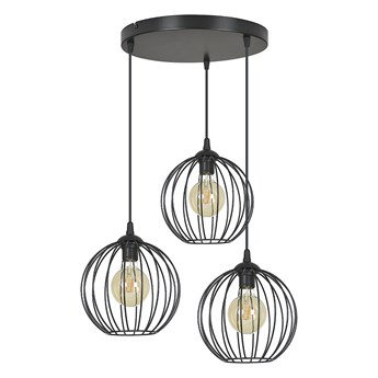 WALOR 3 BLACK PREMIUM zwis sufitowy wiszący regulowany czarny LOFT
