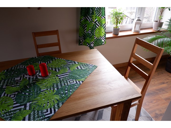 Stół dębowy Natur 180 + 2x40cm Soolido Meble Szerokość 80 cm Długość 180 cm Szerokość 90 cm Drewno Rozkładanie Rozkładane