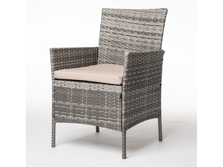 MEBLE OGRODOWE RATTAN TECHNORATTAN P50406 SZARE Stoły z krzesłami Kolor Beżowy
