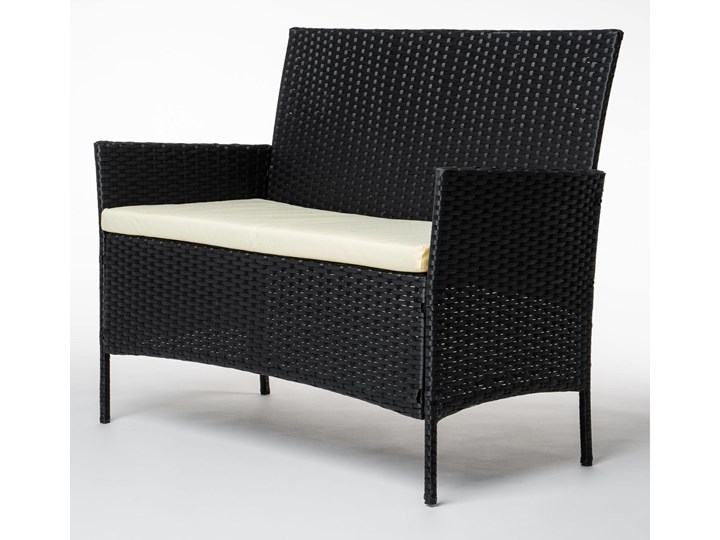MEBLE OGRODOWE RATTAN TECHNORATTAN P50406 CZARNE Zestawy kawowe Zestawy wypoczynkowe Kategoria Zestawy mebli ogrodowych