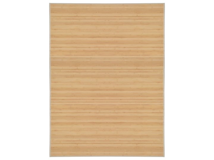 vidaXL Mata bambusowa na podłogę, 150 x 200 cm, naturalna Pomieszczenie Salon Syntetyk Nieregularny Dywany 150x200 cm Kategoria Dywany