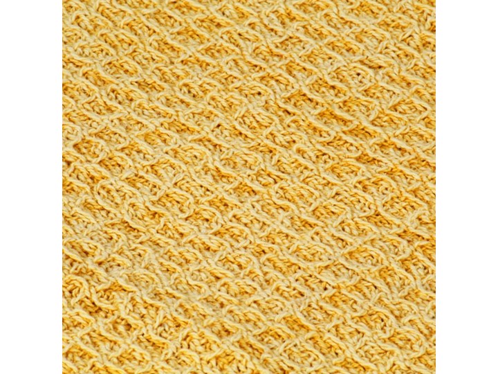 vidaXL Bawełniana narzuta, 220 x 250 cm, musztardowa Kategoria Narzuty 220x250 cm Bawełna Kolor Żółty