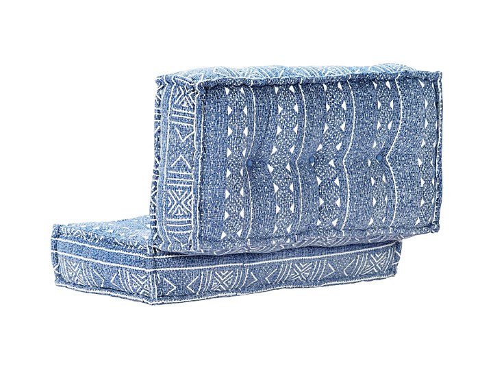 Kwadratowa piankowa sofa Gina - niebieska Kolor Kategoria Sofy ogrodowe