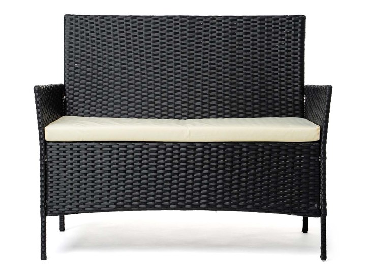 MEBLE OGRODOWE RATTAN TECHNORATTAN P50406 CZARNE Kolor Czarny Stoły z krzesłami Zawartość zestawu Stolik