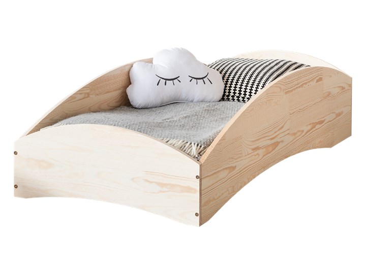 SELSEY Łóżko Hobime Tradycyjne Drewno Rozmiar materaca 70x140 cm