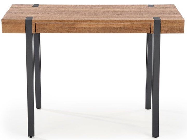 Loftowe biurko Gaga - orzech miodowy Biurko konsola Stal Głębokość 55 cm Drewno Płyta MDF Kategoria Biurka