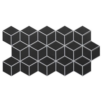 Rhombus Black 26,5x51 płytki dekoracyjne